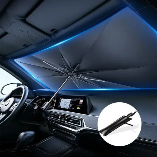 Portable and Foldable Car Windshield Sunshade