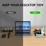 7-in-1 Wireless Charging Station with Dual Phone Charging
