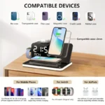 7-in-1 Wireless Charging Station with Dual Phone Charging