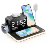 7-in-1 Wireless Charging Station with Dual Phone Charging