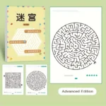 192 Patterns Concentration Maze Training Book