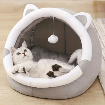 Soft Insulated Cat Cave Bed for Kittens